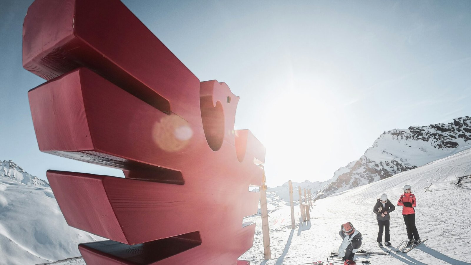 Val d'Isère през зимата